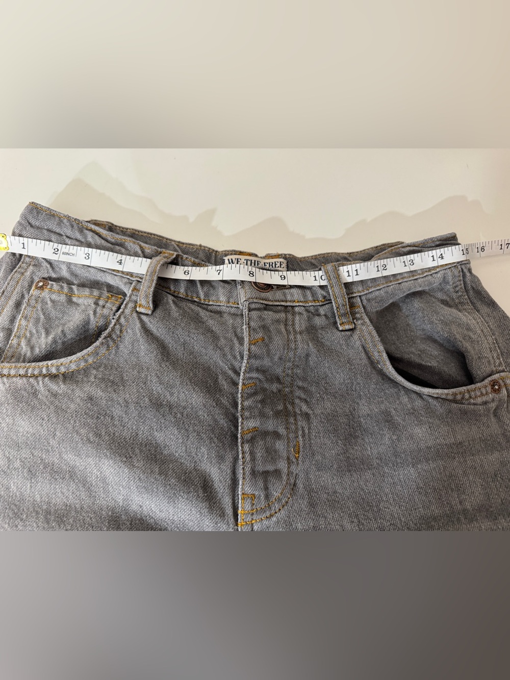 FREE PEOPLE - 3 PIECE SET! WE THE FREE GOOD LUCK BARREL JEANS, BELT & JERSEY! - Picture 5 of 5